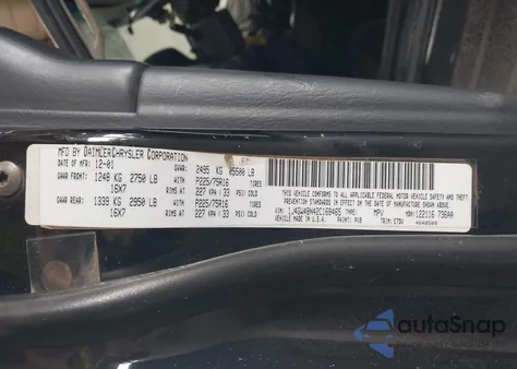 2002 Jeep Grand Cherokee Laredo z USA, uszkodzony, nr VIN 1J4GW48N42C168465